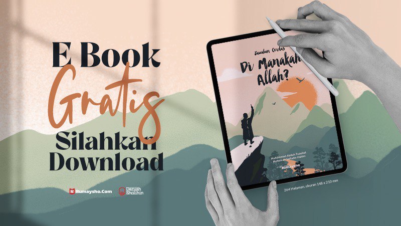 Silakan unduh buku terbaru karya M. Abduh Tuasikal dan M. Saifudin Hakim dengan judul "Jawaban Cerdas, Di Manakah Allah".  